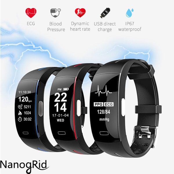 p3 smart band support ecg+ppg blood pressure heart rate monitoring ip67 waterpoof pedometer sports fitness tracker bracelet, Slivery;brown
p3 smart band support ecg+ppg blood pressure heart rate monitoring ip67 waterpoof pedometer sports fitness tracker bracelet, Slivery;brown