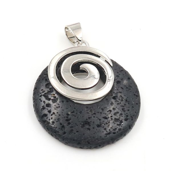 wholesale 10 pcs silver plated spiral round hollow black lava stone pendant lapis lazuli fashion jewelry
wholesale 10 pcs silver plated spiral round hollow black lava stone pendant lapis lazuli fashion jewelry