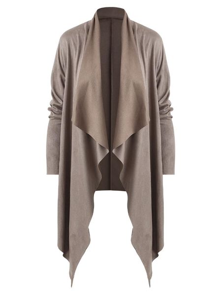 langstar women waterfall collar coat faux suede soft jacket pocket open front wrap workwear trench long sleeve office women coat, Black
langstar women waterfall collar coat faux suede soft jacket pocket open front wrap workwear trench long sleeve office women coat, Black
