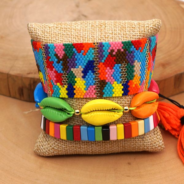 go2boho эмаль плитка браслет миюки браслеты женщины оболочки повязка чешские браслеты mujer 2019 лето красочные ювелирные изделия кисточкой, Golden;silver
go2boho эмаль плитка браслет миюки браслеты женщины оболочки повязка чешские браслеты mujer 2019 лето красочные ювелирные изделия кисточкой, Golden;silver