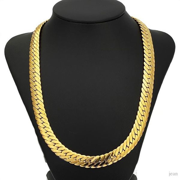 curb cuban gold color chain for men 18k heavy charming fine jewelry 12mm choker hip hop miami rope rapper necklace hipping, Silver
curb cuban gold color chain for men 18k heavy charming fine jewelry 12mm choker hip hop miami rope rapper necklace hipping, Silver