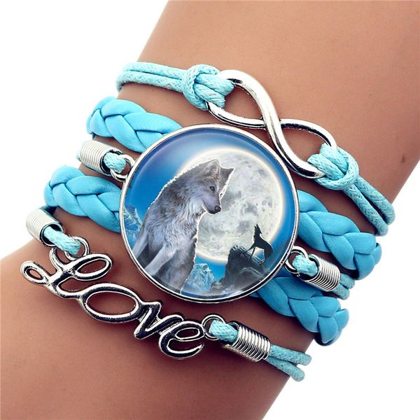 ornaments howl month wolf time bracelet multi-storey weave cortex hand rope a string of beads bracelet, Golden;silver
ornaments howl month wolf time bracelet multi-storey weave cortex hand rope a string of beads bracelet, Golden;silver