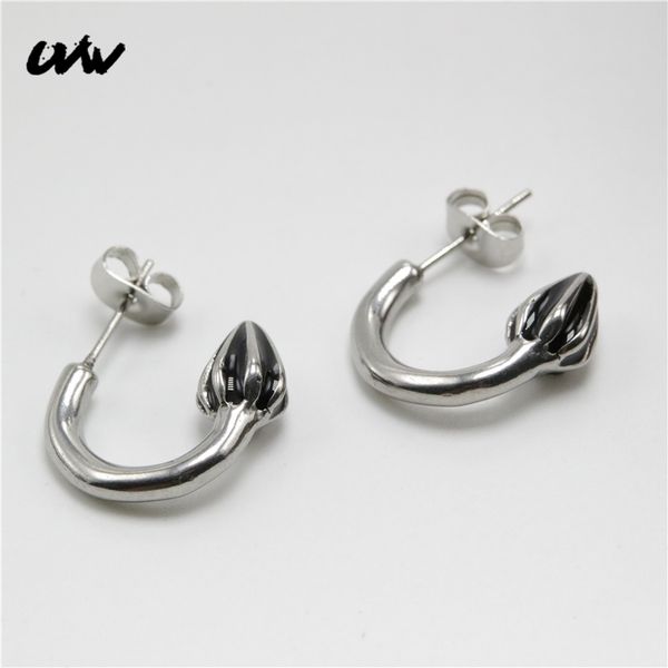 uvw224 2pc punk stainless steel c shape vintage earrings for women men ear clip square dangle earrings pendientes brincos cool, Silver
uvw224 2pc punk stainless steel c shape vintage earrings for women men ear clip square dangle earrings pendientes brincos cool, Silver