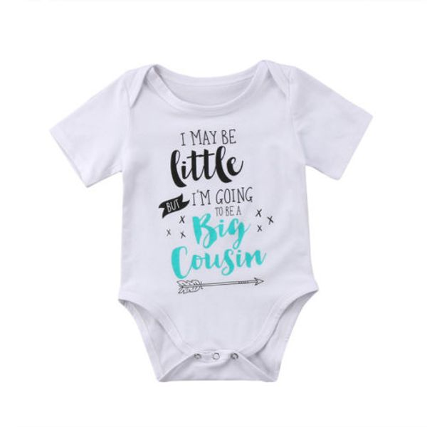 newborn toddler baby girls boy bodysuit letter short sleeve big cousin cotton bodysuits baby girls clothes outfits, Blue
newborn toddler baby girls boy bodysuit letter short sleeve big cousin cotton bodysuits baby girls clothes outfits, Blue