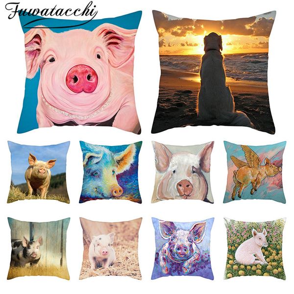 fuwatacchi funny pig cushion cover angel wings pillow cover pillowcovers for home sofa chair decorative throw pillows 45*45cm
fuwatacchi funny pig cushion cover angel wings pillow cover pillowcovers for home sofa chair decorative throw pillows 45*45cm