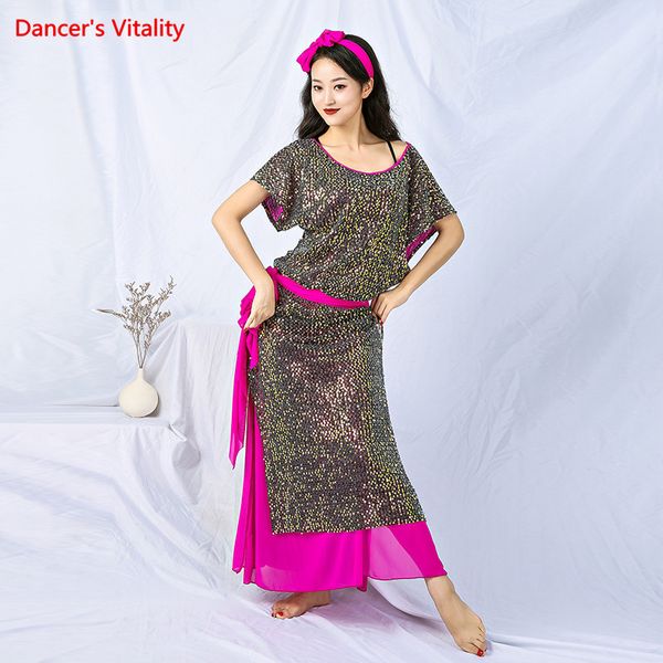 belly dance new female high end robe practice clothes oriental dancing unifom 4 piece set performance clothing, Black;red
belly dance new female high end robe practice clothes oriental dancing unifom 4 piece set performance clothing, Black;red