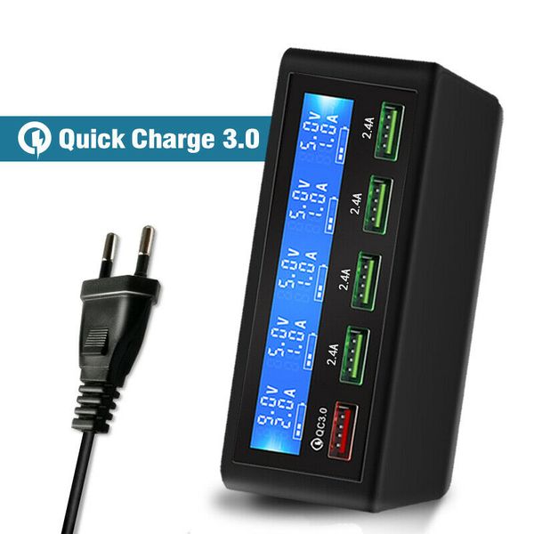 black/white 5 port wihte with type-c port qc3.0 phone charger dexkcharger lcd display for phone lap100-240v us/eu/uk/au
black/white 5 port wihte with type-c port qc3.0 phone charger dexkcharger lcd display for phone lap100-240v us/eu/uk/au