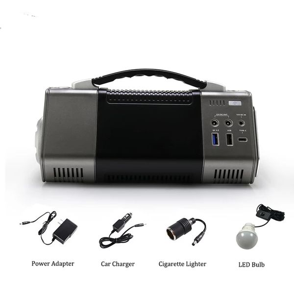 ac 110v 220v 155w 42000mah power solar generator power station supply car port type c qc 3.0 for camping home cpap
ac 110v 220v 155w 42000mah power solar generator power station supply car port type c qc 3.0 for camping home cpap