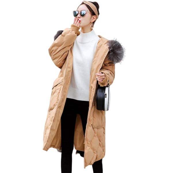super size cotton clothing winter parkas jacket women loose warm down cotton jackets womens hooded fur collar overcoat 60/110 kg, Black
super size cotton clothing winter parkas jacket women loose warm down cotton jackets womens hooded fur collar overcoat 60/110 kg, Black