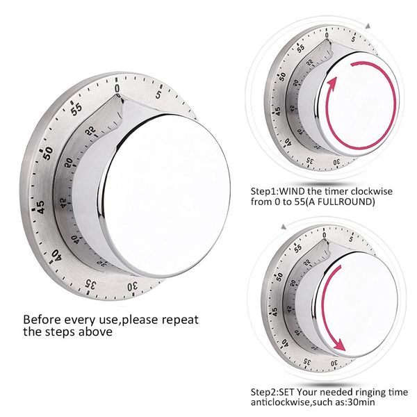 1pc round kitchen timer time reminder cooking clock with magnet base countdown alarm mechanical cooking timer kitchen gadgets other kitchen
1pc round kitchen timer time reminder cooking clock with magnet base countdown alarm mechanical cooking timer kitchen gadgets other kitchen