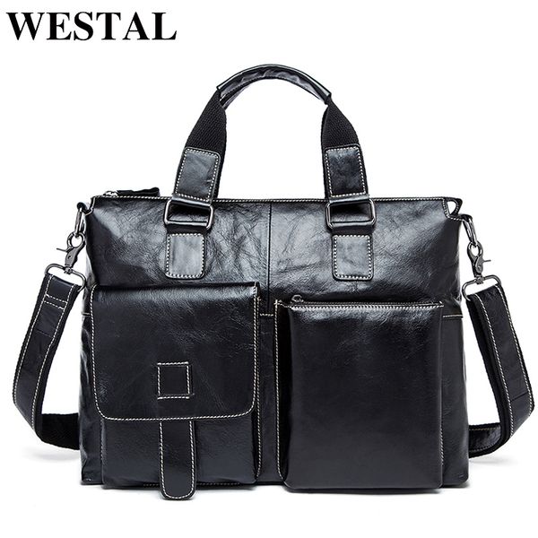westal men's briefcases men's bags genuine leather lapbag leather work office bags for men business briefcases bags male 260
westal men's briefcases men's bags genuine leather lapbag leather work office bags for men business briefcases bags male 260