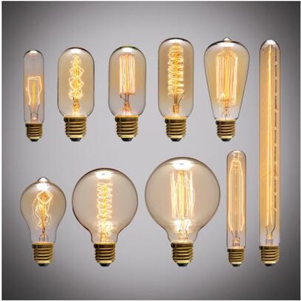 retro edison light bulb e27 220v 40w st64 g80 g95 t10 t45 t185 a19 a60 filament incandescent ampoule bulbs vintage edison lamp
retro edison light bulb e27 220v 40w st64 g80 g95 t10 t45 t185 a19 a60 filament incandescent ampoule bulbs vintage edison lamp
