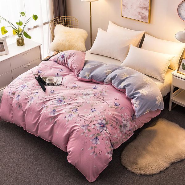 

1 pcs 100% cotton quilt cover duvet cover decoration bedroom size 160*210/180*220/200*230/240*220 cm ing