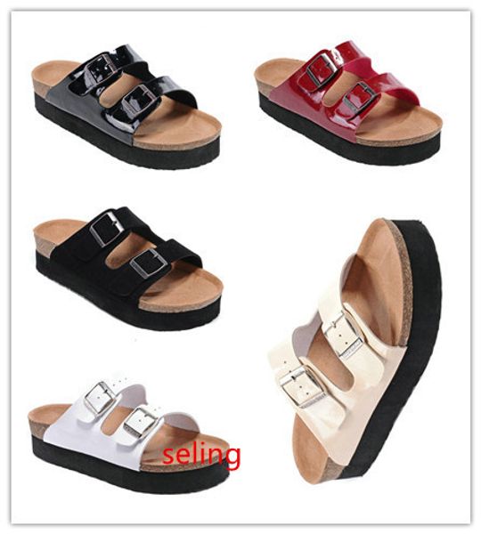 new famous brand arizona brik men flat heel cork slippers women genuine leather casual sandals with buckle summer beach thick bottom shoes
new famous brand arizona brik men flat heel cork slippers women genuine leather casual sandals with buckle summer beach thick bottom shoes
