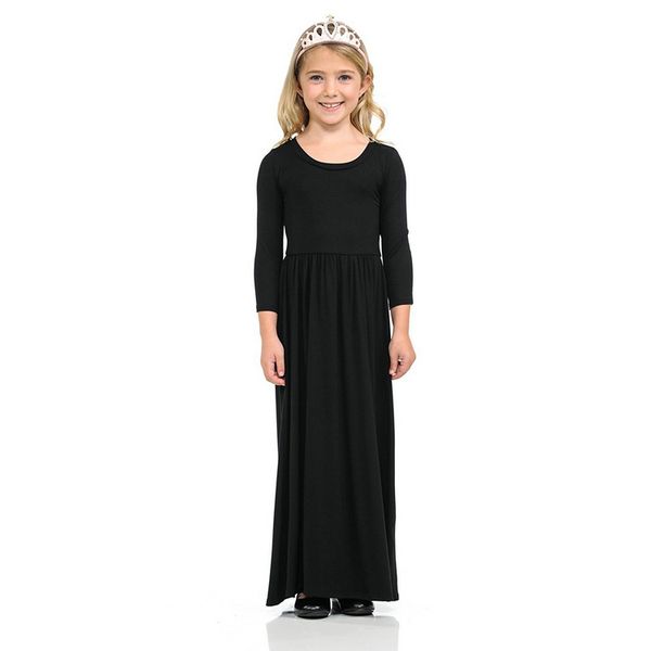 girl's solid color large children's long dress long sleeved children's round neck waist dress holiday seaside dress 8 color w, Red;yellow
girl's solid color large children's long dress long sleeved children's round neck waist dress holiday seaside dress 8 color w, Red;yellow