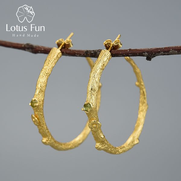 lotus fun real 925 sterling silver natural peridot original handmade fine jewelry vintage fashion hoop earrings for women brinco, Golden;silver
lotus fun real 925 sterling silver natural peridot original handmade fine jewelry vintage fashion hoop earrings for women brinco, Golden;silver