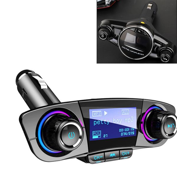 bluetooth hands car kit fm transmitter mp3 player 12v-24v fm modulator with usb charger support micro sd tf music playing
bluetooth hands car kit fm transmitter mp3 player 12v-24v fm modulator with usb charger support micro sd tf music playing