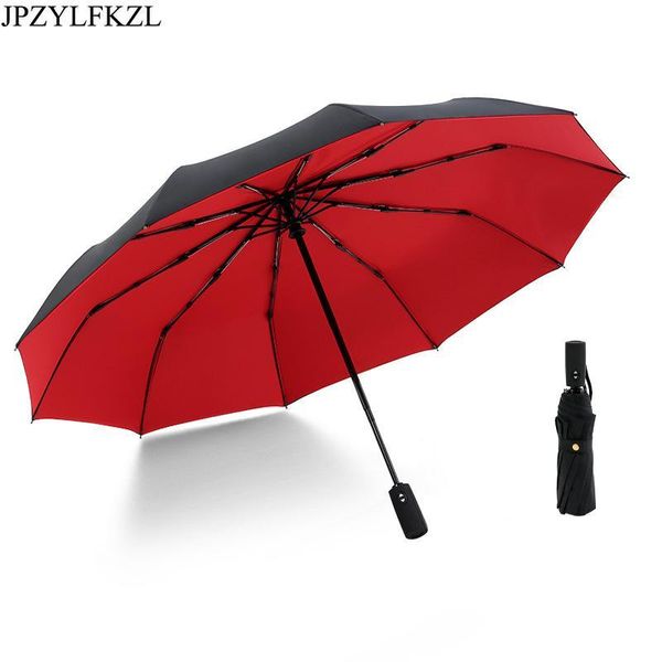 jpzylfkzl ten bone automatic folding umbrella female male car luxury large windproof umbrella umbrella men rain black paint y200324
jpzylfkzl ten bone automatic folding umbrella female male car luxury large windproof umbrella umbrella men rain black paint y200324