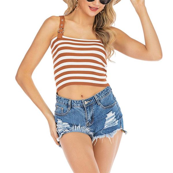 women's tanks & camis knit stripe crop women adjustable shoulder strap camisole female casual summer slim vest camisas #30jan0, White
women's tanks & camis knit stripe crop women adjustable shoulder strap camisole female casual summer slim vest camisas #30jan0, White
