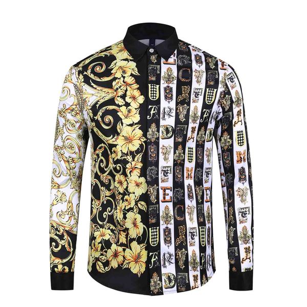 brand new mens dress shirts fashion casual shirt men medusa shirts gold floral print slim fit shirts men large size -3xl, White;black
brand new mens dress shirts fashion casual shirt men medusa shirts gold floral print slim fit shirts men large size -3xl, White;black