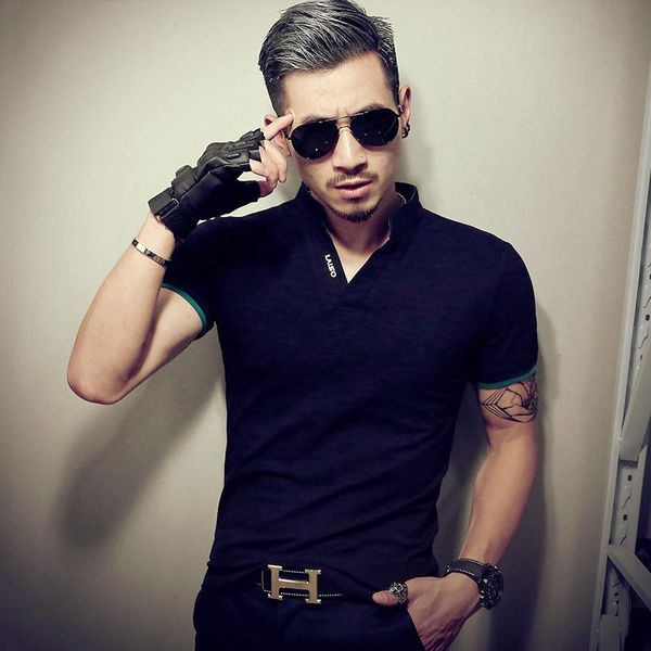 spandex solid v -neck men 's t shirt summer short sleeve casual t -shirt men cotton slim fit mens tees shirt trend, White;black
spandex solid v -neck men 's t shirt summer short sleeve casual t -shirt men cotton slim fit mens tees shirt trend, White;black