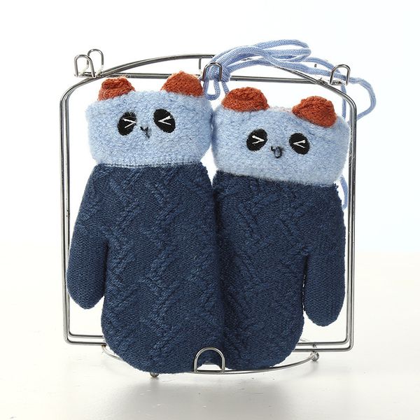 winter woman knit cotton thicker cashmere warm black pink white cute cartoon panda gloves ladies fingerless, Blue;gray
winter woman knit cotton thicker cashmere warm black pink white cute cartoon panda gloves ladies fingerless, Blue;gray