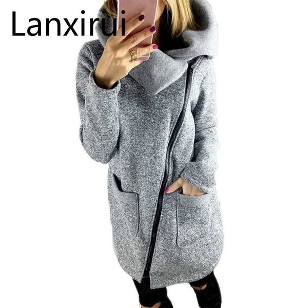 lanxirui 2018 new fashion women female casual hooded jacket coat long zipper sweatshirt outwear dropshipping july0725, Black
lanxirui 2018 new fashion women female casual hooded jacket coat long zipper sweatshirt outwear dropshipping july0725, Black