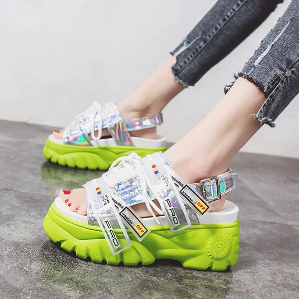 women platform sandals summer white wedge 6cm high heels ladies shoes female casual chunky beach sandals sandalia feminina 8899w cj191220, Black
women platform sandals summer white wedge 6cm high heels ladies shoes female casual chunky beach sandals sandalia feminina 8899w cj191220, Black