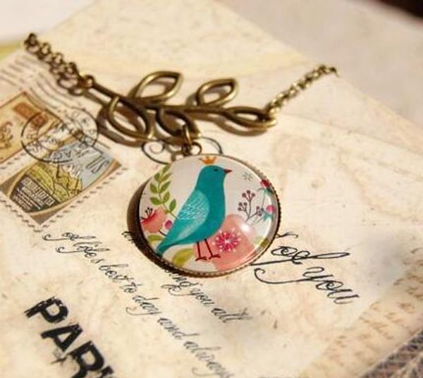 fashion-bird handmade blue bird pendant necklace fairy ethnic sweater chain pendant necklace time gem necklace dhl christmas gift, Silver
fashion-bird handmade blue bird pendant necklace fairy ethnic sweater chain pendant necklace time gem necklace dhl christmas gift, Silver