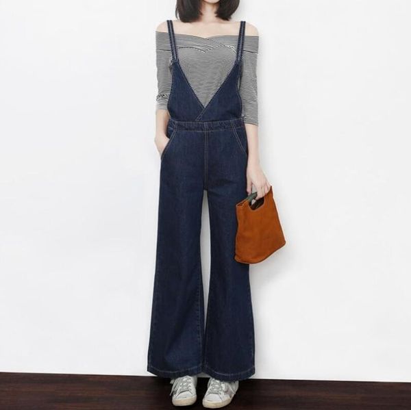 2020 spring jeans jumpsuit women wide leg pants loose ladies denim overalls pockets solid casual spaghetti strap trousers p416, Black;white
2020 spring jeans jumpsuit women wide leg pants loose ladies denim overalls pockets solid casual spaghetti strap trousers p416, Black;white