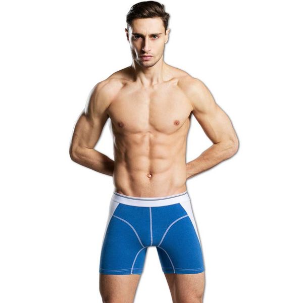 men's cotton large shorts designer long boxer underwear brand new solid color underpants, Black;white
men's cotton large shorts designer long boxer underwear brand new solid color underpants, Black;white