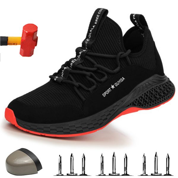 steel toe safety shoes industrial & construction puncture proof summer men women breathable mesh work shoes protective footwear, Black
steel toe safety shoes industrial & construction puncture proof summer men women breathable mesh work shoes protective footwear, Black