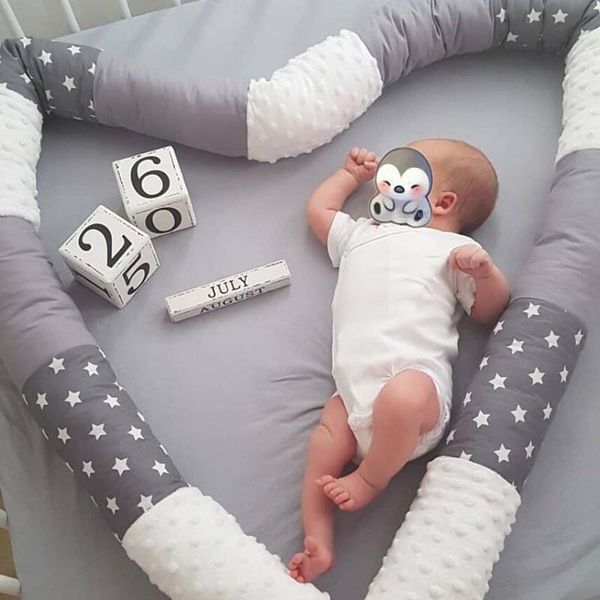 2.5m length newborn crib/bed bumper baby bed bumper crib fence baby anti-collision bed stall nordic style crib decorative
2.5m length newborn crib/bed bumper baby bed bumper crib fence baby anti-collision bed stall nordic style crib decorative