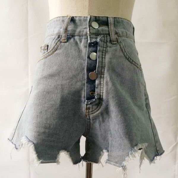 aphrodite home summer women jeans short pants bleached washed high waist fit pocket button stright cowboy denim hot short pants, Blue
aphrodite home summer women jeans short pants bleached washed high waist fit pocket button stright cowboy denim hot short pants, Blue