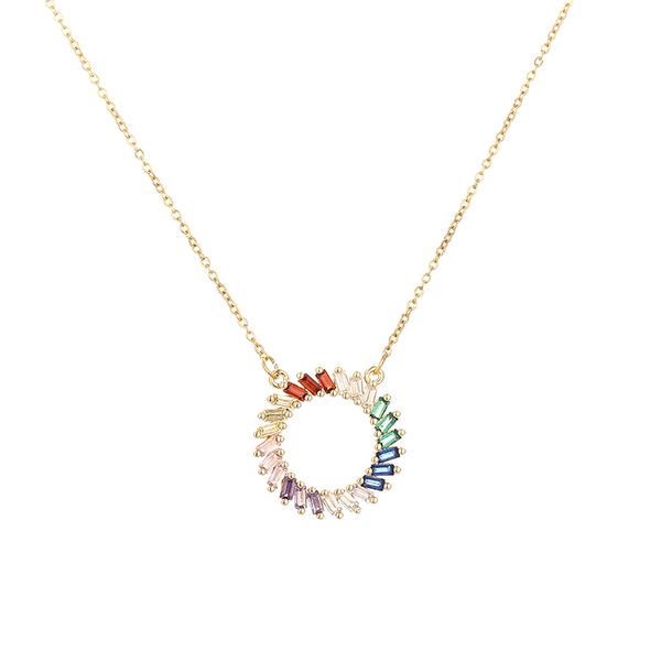 women's gold cz rainbow pendant necklace for women colorful necklace stars butterfly heart necklaces jewelry accessories femme, Silver
women's gold cz rainbow pendant necklace for women colorful necklace stars butterfly heart necklaces jewelry accessories femme, Silver