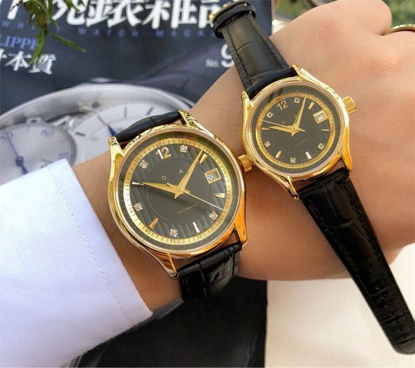 luxury brand men women watches stainless steel case leather strap mechanical automatic mov mens womens fashion casual omeg wrist watch f162, Slivery;brown
luxury brand men women watches stainless steel case leather strap mechanical automatic mov mens womens fashion casual omeg wrist watch f162, Slivery;brown