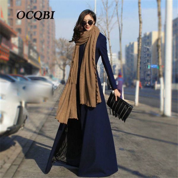 ocqbi 2018 women long coat slimming zipper patchwork fashion designer elegant party streetwear plus size coat 3xl, Black
ocqbi 2018 women long coat slimming zipper patchwork fashion designer elegant party streetwear plus size coat 3xl, Black