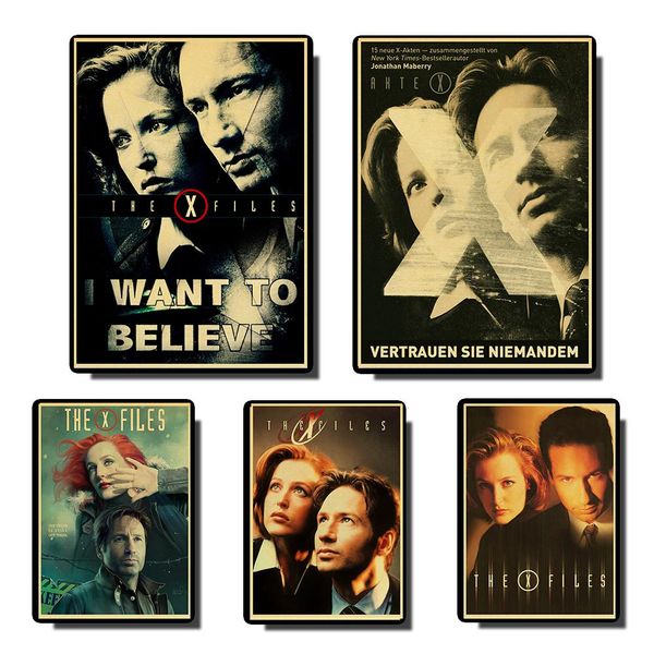 the x-files vintage posters prints wall painting decor poster wall painting home decoration
the x-files vintage posters prints wall painting decor poster wall painting home decoration