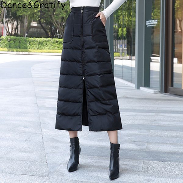 winter fall fashion women elastic high waisted black thicken warm long cotton down skirt female plus size 3xl padded skirts
winter fall fashion women elastic high waisted black thicken warm long cotton down skirt female plus size 3xl padded skirts