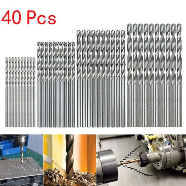 40 pcs straight shank twist drill bits mini drill high speed steel hss bit 0.5mm-2.0mm straight shank pcb twist bits set
40 pcs straight shank twist drill bits mini drill high speed steel hss bit 0.5mm-2.0mm straight shank pcb twist bits set