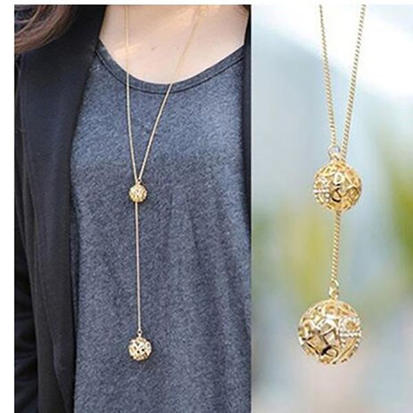 fashionable temperament double ball sweater chain cute sweater necklaces for women womens sweater chain jewelry gifts necklaces pendants, Silver
fashionable temperament double ball sweater chain cute sweater necklaces for women womens sweater chain jewelry gifts necklaces pendants, Silver