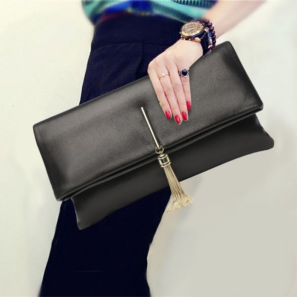 modern women clutch bag solid color genuine leather soft leather female party clutches purse shoulder crossbody messenger
modern women clutch bag solid color genuine leather soft leather female party clutches purse shoulder crossbody messenger
