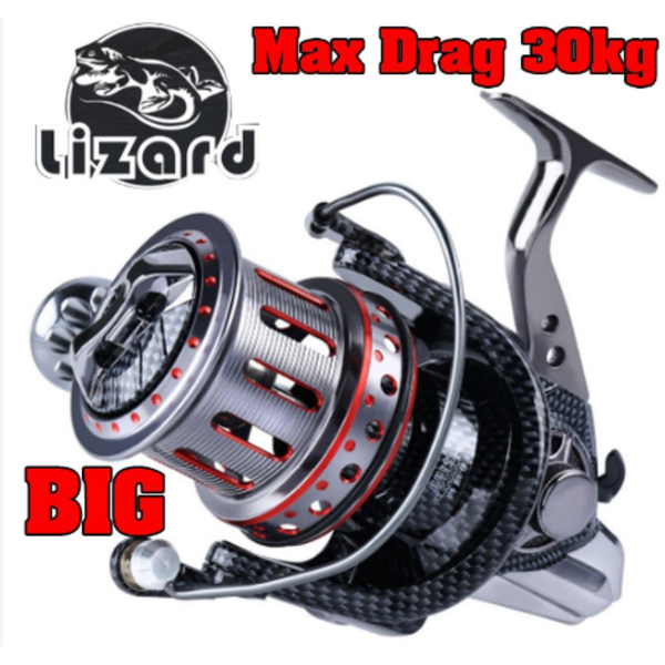 lizard 8000-12000 10+1bb one way bearing spinning reel carp fishing reel all metal fishing spool trolling 
lizard 8000-12000 10+1bb one way bearing spinning reel carp fishing reel all metal fishing spool trolling