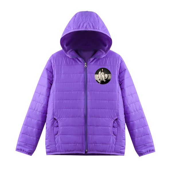 2019 fashion new popular hooded winter down jacket jackie eilish female / male comfort hooded purple cotton warm jacket xxs-4xl, Black
2019 fashion new popular hooded winter down jacket jackie eilish female / male comfort hooded purple cotton warm jacket xxs-4xl, Black