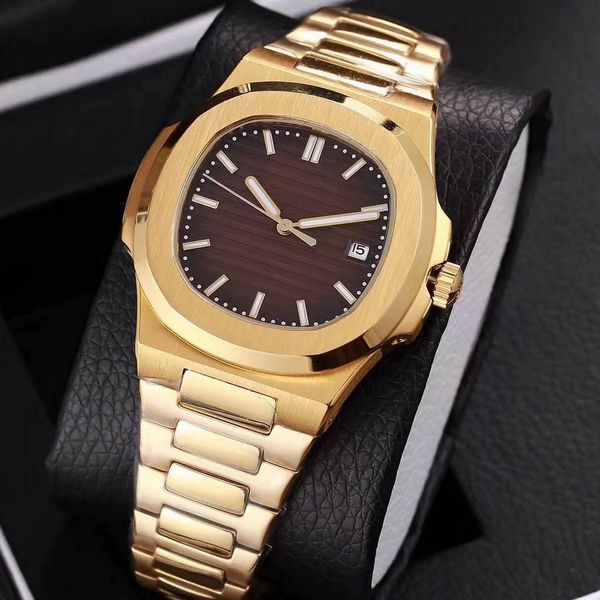 горячие автоматические машины 39mm часы мужчин желтого золота подметание движение pp вахты модель нет батареи часов 15, Slivery;brown
горячие автоматические машины 39mm часы мужчин желтого золота подметание движение pp вахты модель нет батареи часов 15, Slivery;brown