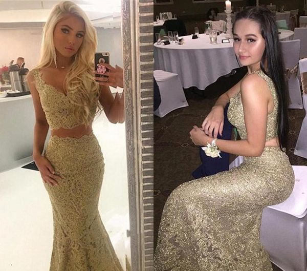 gold evening dresses mermaid two pieces lace holiday wear formal party prom gowns custom made plus size, Black;red
gold evening dresses mermaid two pieces lace holiday wear formal party prom gowns custom made plus size, Black;red