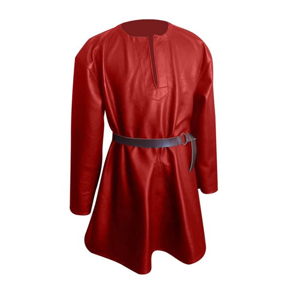 new men's steampunk dress fashion pu leather slim dress medieval costume casual gothic long sleeve belt male plus size 4xl, Black
new men's steampunk dress fashion pu leather slim dress medieval costume casual gothic long sleeve belt male plus size 4xl, Black