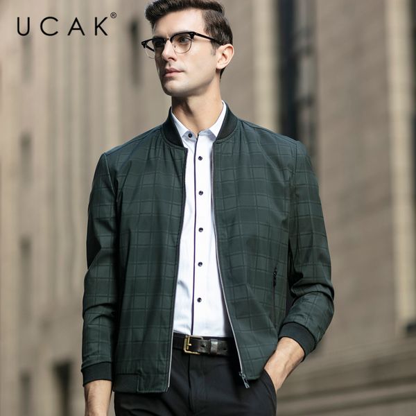 ucak brand men clothes jackets casual zipper chaquetas hombre 2020 spring new arrival blouson homme mens clothing coats u8082, Black;brown
ucak brand men clothes jackets casual zipper chaquetas hombre 2020 spring new arrival blouson homme mens clothing coats u8082, Black;brown