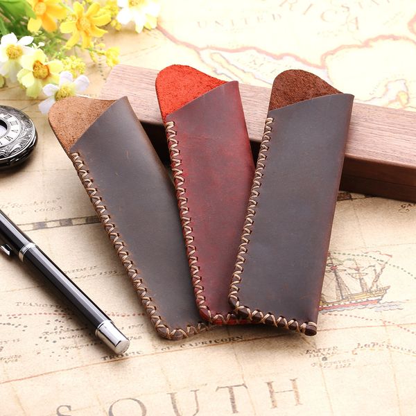 genuine leather pen pouch holder double pencil bag pen case sleeve for fountain/ballpoint pen, travel diary cover
genuine leather pen pouch holder double pencil bag pen case sleeve for fountain/ballpoint pen, travel diary cover