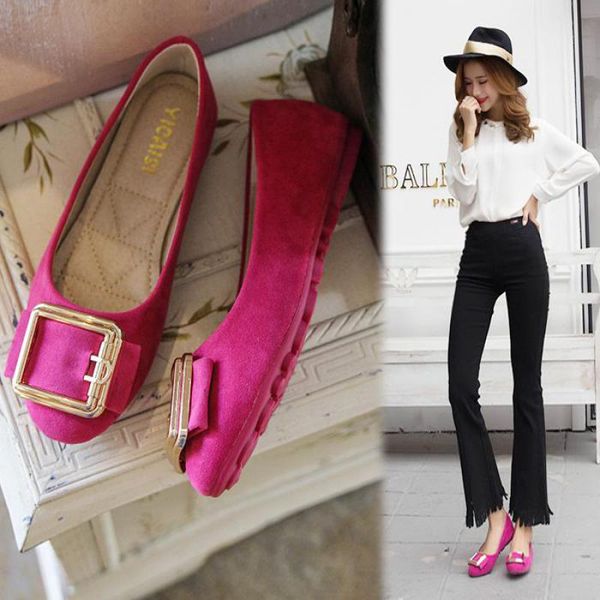 women shoes casual loafers slip on flats ballerina buckle shoes metal footwear round toe woman shallow single lady moccasins new, Black
women shoes casual loafers slip on flats ballerina buckle shoes metal footwear round toe woman shallow single lady moccasins new, Black